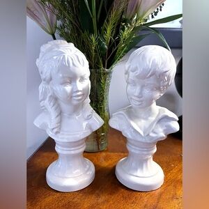 Vintage 1960's Boy and Girl Bust
